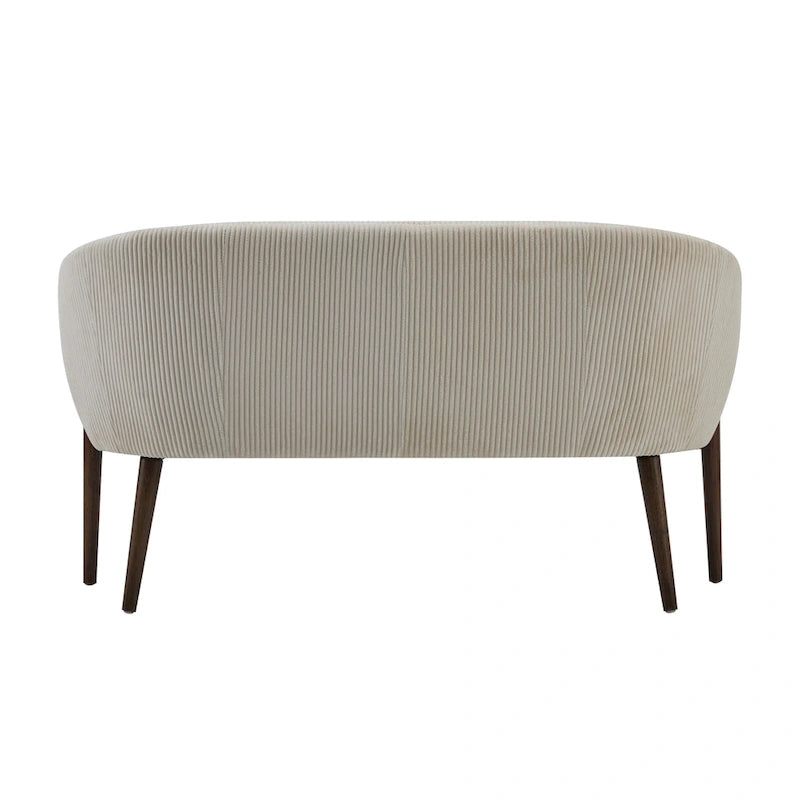 Galena Mid-century Modern Glam Loveseat by