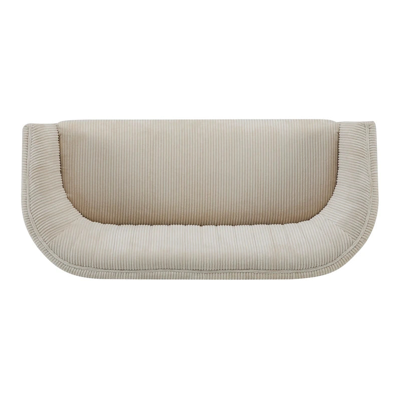 Galena Mid-century Modern Glam Loveseat by
