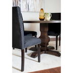 Fordsville 5-piece Dining Set, Pedestal Round Table with 4 Stylish Chairs
