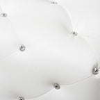 Heston Crystal Tufted Modern Bench