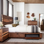 Tolt River Smokey Walnut 6-piece Storage Bedroom Set
