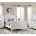  Kelly Panel Bed, White