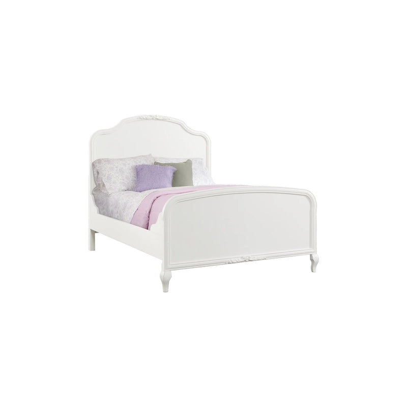 Kelly Panel Bed, White