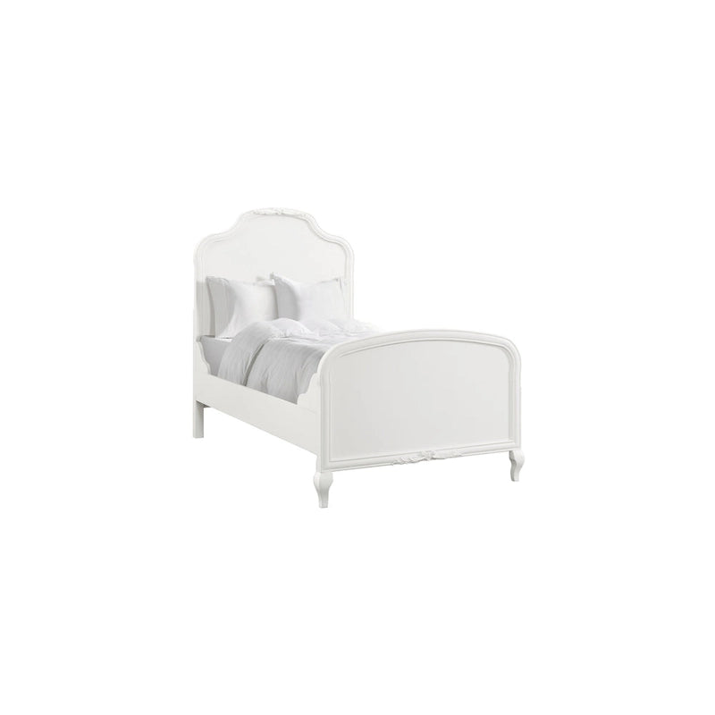 Kelly Panel Bed, White