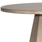 Xavier 48-inch Round Reclaimed Pine Light Wash Pedestal Dining Table