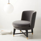  Couture Ginetta Swivel Accent Chair - 24 W x 26.8 L x 26 H - 24Wx27Dx26H