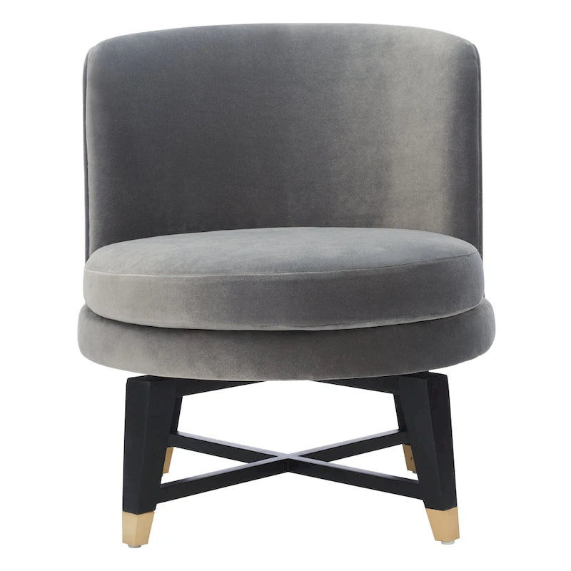 Couture Ginetta Swivel Accent Chair - 24 W x 26.8 L x 26 H - 24Wx27Dx26H