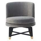 Couture Ginetta Swivel Accent Chair - 24 W x 26.8 L x 26 H - 24Wx27Dx26H
