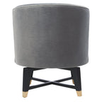 Couture Ginetta Swivel Accent Chair - 24 W x 26.8 L x 26 H - 24Wx27Dx26H