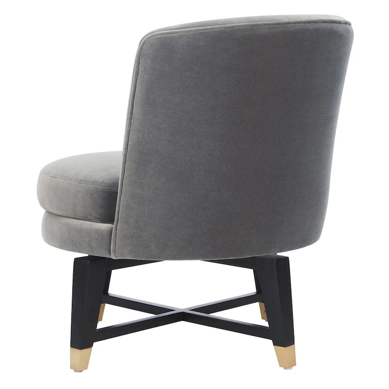 Couture Ginetta Swivel Accent Chair - 24 W x 26.8 L x 26 H - 24Wx27Dx26H
