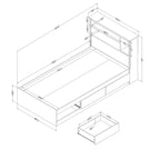 Yodi Bed and Headboard Set