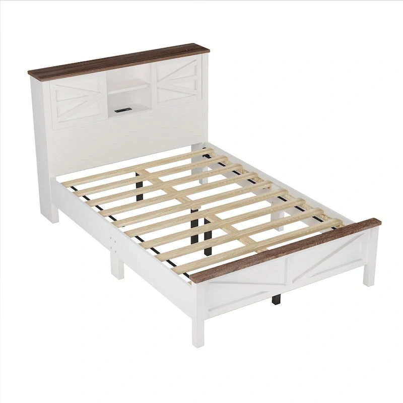 3-Pieces Full Bedroom Sets with Nightstand and Dresser