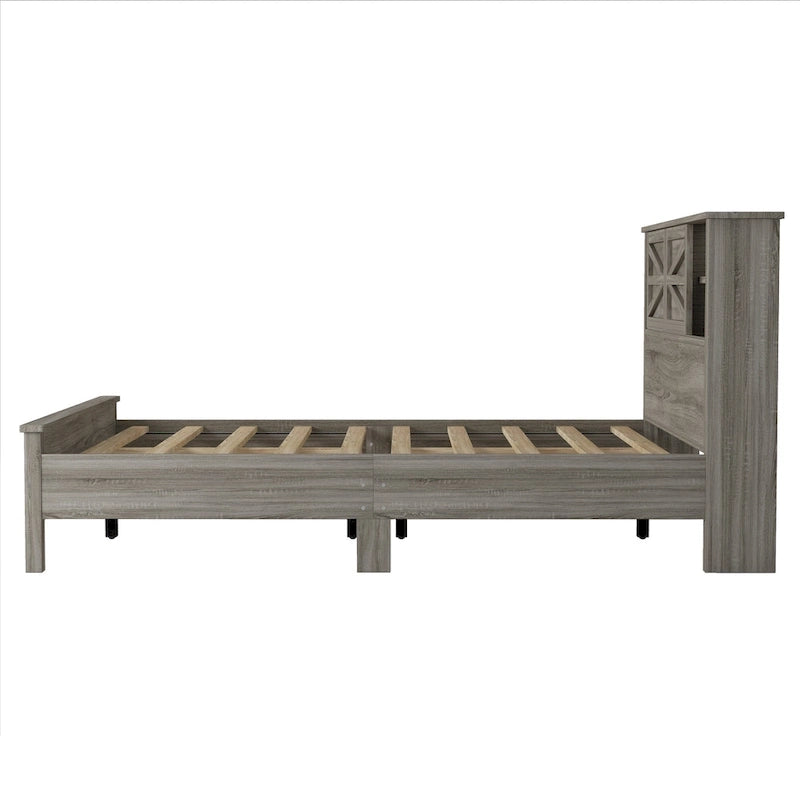 3-Pieces Full Bedroom Sets with Nightstand and Dresser