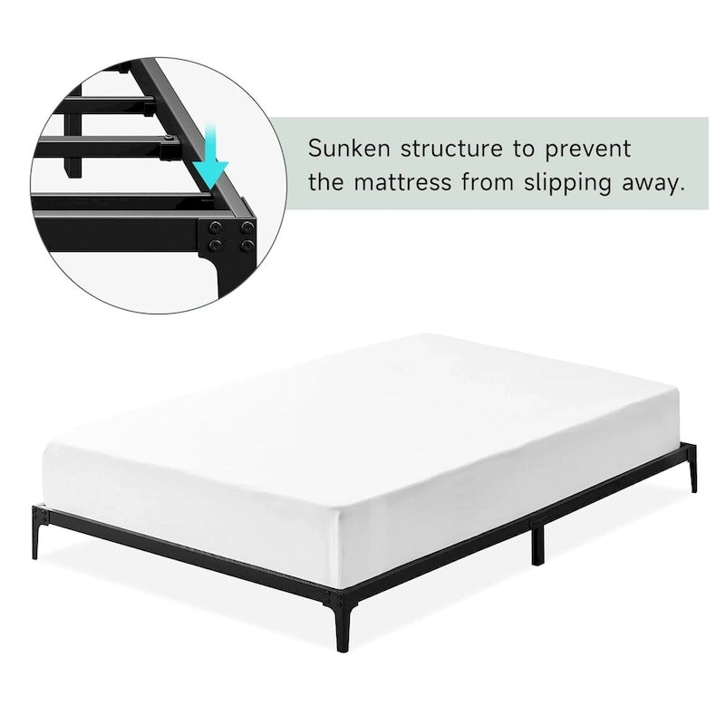 Heavy Duty Metal Platform Bed Frame