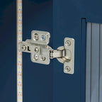 Kitchen Island With Extended Table and LED Lights