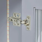 Kitchen Island With Extended Table and LED Lights