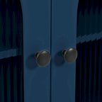 Kitchen Island With Extended Table and LED Lights