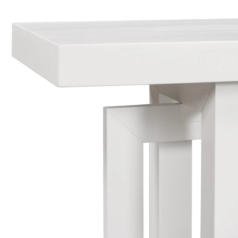 Console Table with Industrial-inspired Concrete Wood Top, Extra Long Entryway Table for Entryway, Hallway, Living Room