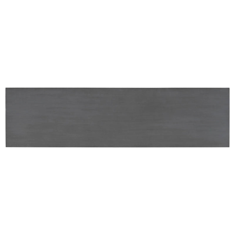 Console Table with Industrial-inspired Concrete Wood Top, Extra Long Entryway Table for Entryway, Hallway, Living Room