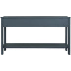 Rustic Entryway Console Table with Storage