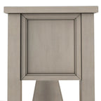 Rustic Entryway Console Table with Storage
