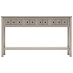 Rustic Entryway Console Table with Storage