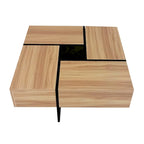 Coffee Table with 4 Hidden Storage Compartments