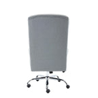 Iaen Wingback Office Chair For Desk, Linen Upholstery